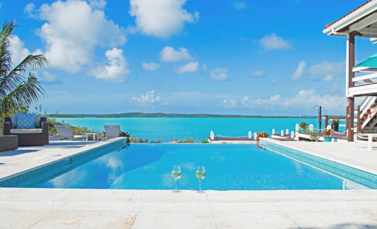 Villla Bashert vacation rental villa, Chalk Sound, Turks and Caicos