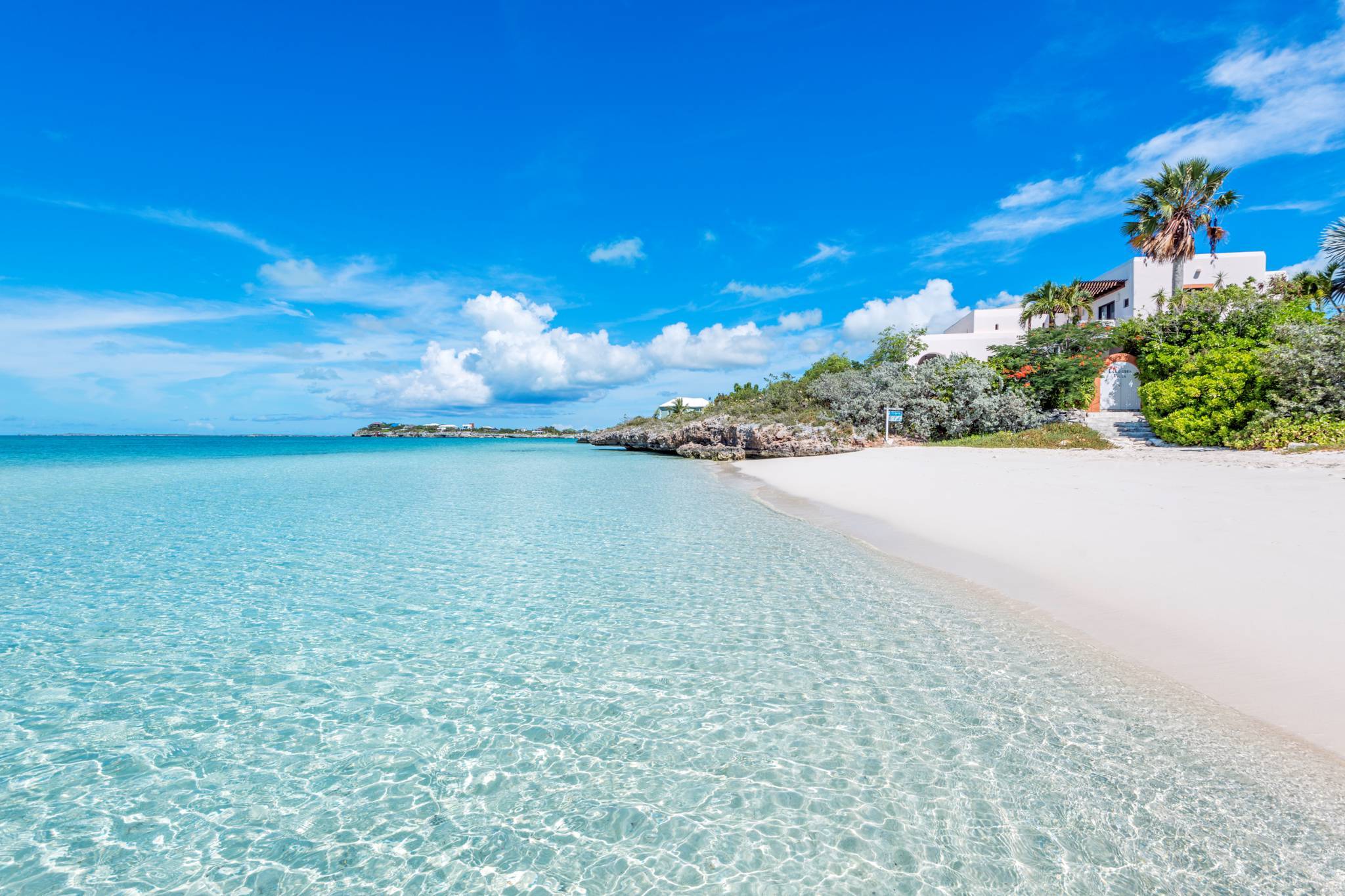 La Koubba beachfront villa on Sapodilla Beach, Turks and Caicos