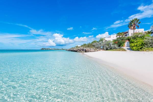 La Koubba beachfront villa on Sapodilla Beach, Turks and Caicos